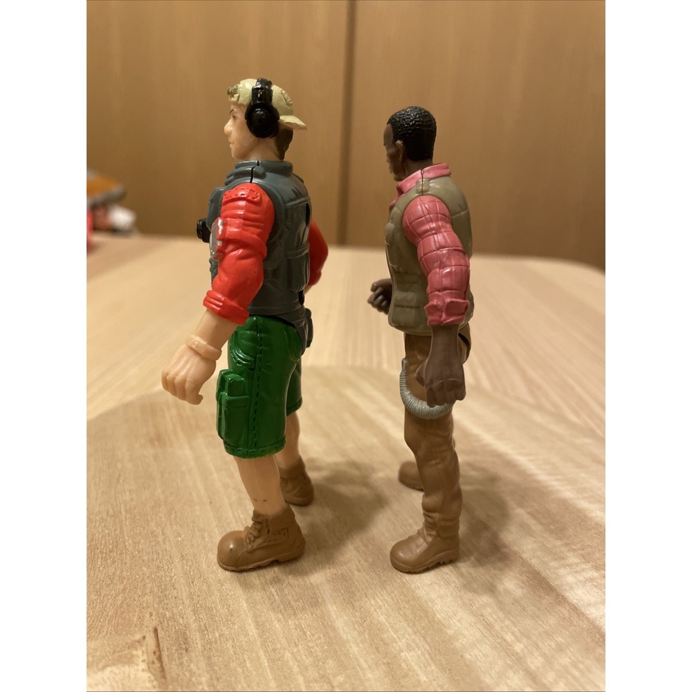 Chap Mei Dino Valley Trainer & Action Figure Lot 2 Animal Rescue Safari 2014 - Picture 2 of 6